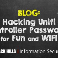 Hacking Unifi Controller Passwords for Fun and WIFI