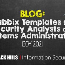 Zabbix Templates for Security Analysts and Systems Administrators – EOY 2021