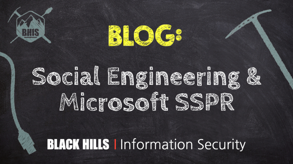 Social Engineering and Microsoft SSPR