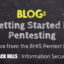 Getting Started in Pentesting