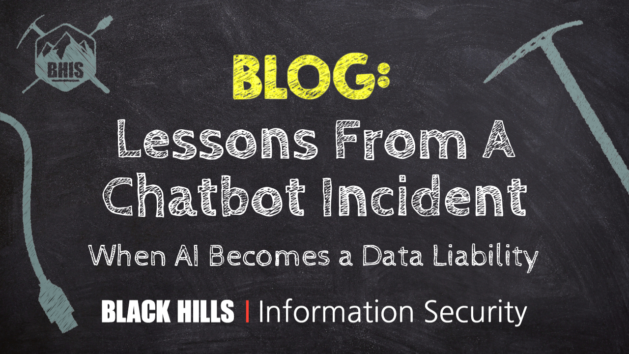 Lessons from a chatbot incident